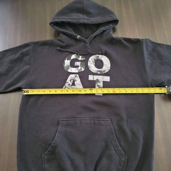 Serena Williams GOAT Grand Slam Pullover Hoodie Sweatshirt Womens Black Size L - Picture 9 of 11